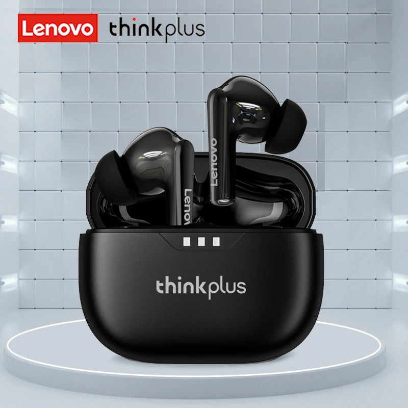 %100 Orijinal Lenovo Kulaklıklar Kablosuz Bluetooth 5.2 Kulaklıklar HiFi Stereo Gürültü Azaltma Kulaklıkları Dokunmatik Kontrol 250mAH Yeni