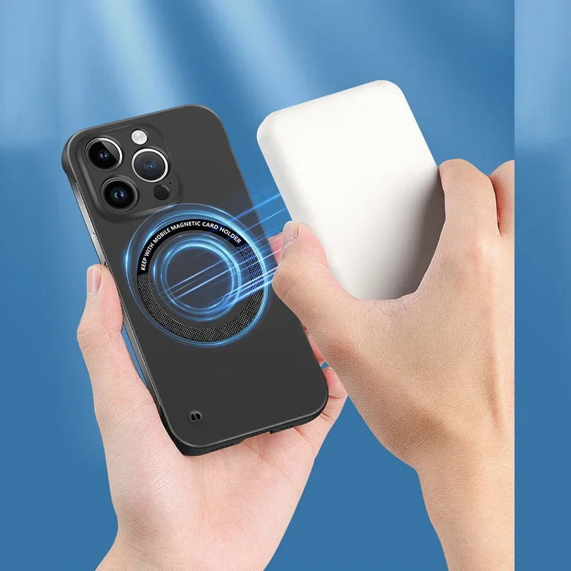 NEW Ultra Thin Hard PC Magnetic Frameless Phone Case for Xiaomi POCO X7 Pro X7 X F M 6 5 Pro 4G 5G Matte Pure Color Solid Cover