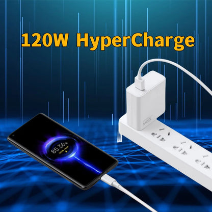 Xiaomi Orijinal Şarj Cihazı Turbo Hızlı Şarj 120W AB/ABD Hypercharge Adaptörü Redmi Note 11 12 13 Pro Plus 5G Mi 14 13 13T Kablosu