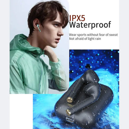 Orijinal XIAOMI J18 Kulaklık Kablosuz Kulaklık Bluetooth Kulaklıklar Stereo Spor Oyun TWS Kulak İçi Kulaklıklar Mikrofonlu Dokunmatik