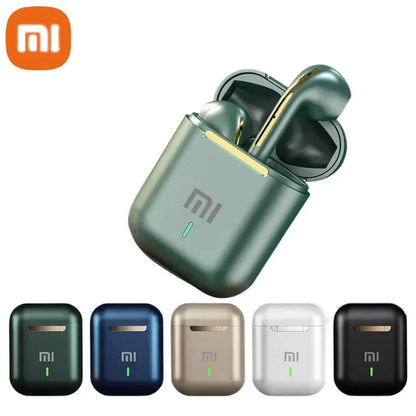 Orijinal XIAOMI J18 Kulaklık Kablosuz Kulaklık Bluetooth Kulaklıklar Stereo Spor Oyun TWS Kulak İçi Kulaklıklar Mikrofonlu Dokunmatik