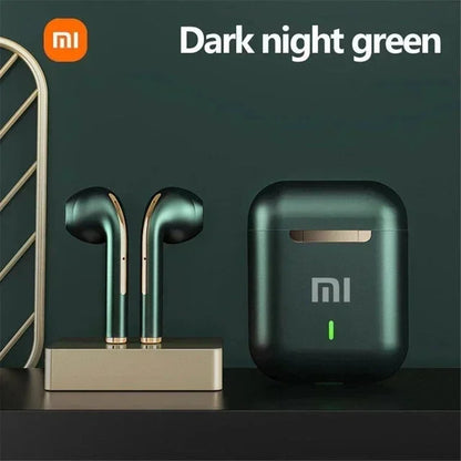 Orijinal XIAOMI J18 Kulaklık Kablosuz Kulaklık Bluetooth Kulaklıklar Stereo Spor Oyun TWS Kulak İçi Kulaklıklar Mikrofonlu Dokunmatik
