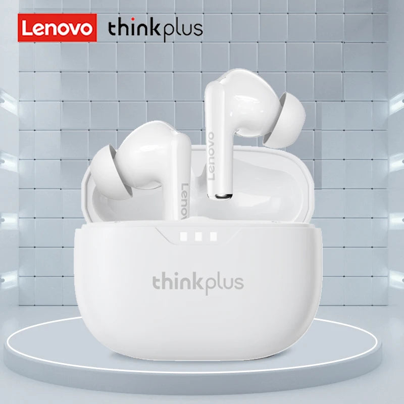 %100 Orijinal Lenovo Kulaklıklar Kablosuz Bluetooth 5.2 Kulaklıklar HiFi Stereo Gürültü Azaltma Kulaklıkları Dokunmatik Kontrol 250mAH Yeni