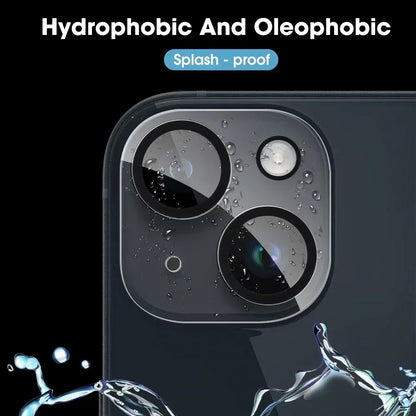 iPhone 16, 15, 14, 13 Pro Max Plus Mini Kamera Lens Koruyucu Siyah Daire Koruyucu Lens Film Kapağı için 1-5 Adet Temperli Cam