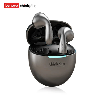 2025 Orijinal Lenovo LP48 TWS Kulaklık Kablosuz Bluetooth 5.4 Kulaklık Yarım Kulak İçi Gürültü Azaltma Huawei iPhone İçin Ücretsiz Kulaklıklar